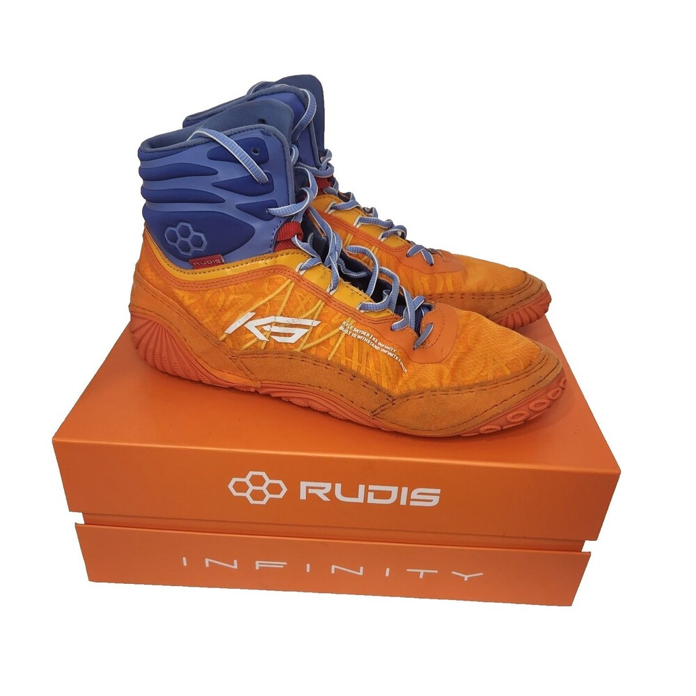 RUDIS KS INFINITY EDGE ADULT WRESTLING SHOES - (Orange) Size 10.5 Men